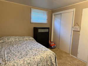 bedroom featuring a closet
