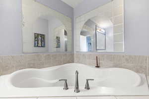 Bathroom with a bath