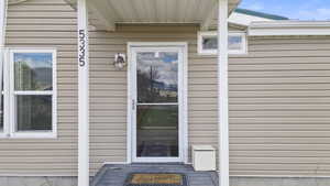 View of entrance to property