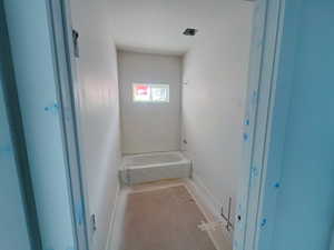 Interior space with a garden tub