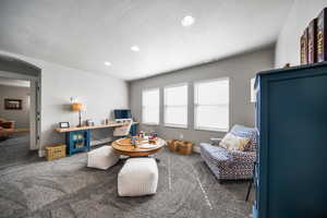 This spacious double loft offers ample space for relaxing, hobbies, home office or craft area.
