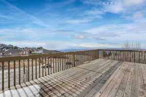 Deck with Valley & Mountain View