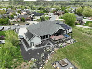 Bird's eye view featuring a residential view