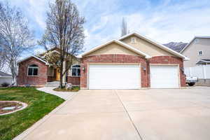 3-car garage