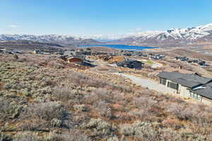 Mountain view with a residential view