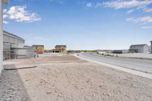 View of asphalt street