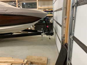 Interior details with finished concrete floors