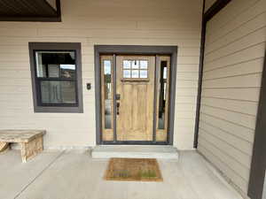 Entrance to property