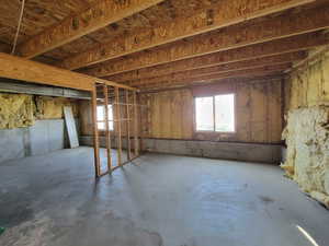 View of basement
