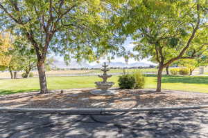 View of yard featuring a mountain view and a rural view