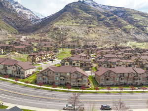 Mountain view featuring a residential view