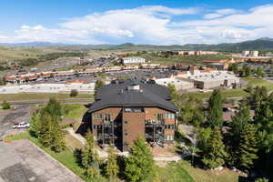 Drone / aerial view of mountains