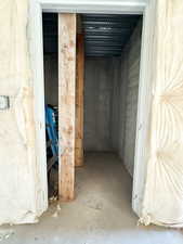 Misc room with concrete floors