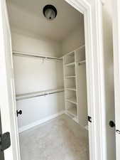 View of spacious closet