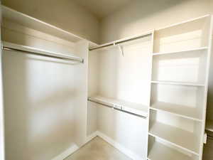 View of spacious closet