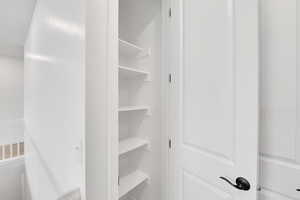 View of closet