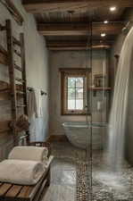 Example wall plaster finish