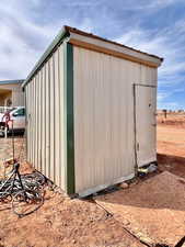 View of outbuilding with an outbuilding