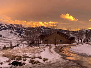 View of mountain background