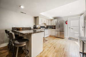Basement apartment kitchen with separate entrance
