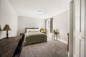 Basement apartment ensuite bedroom