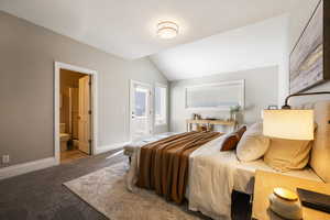 Main level primary bedroom
