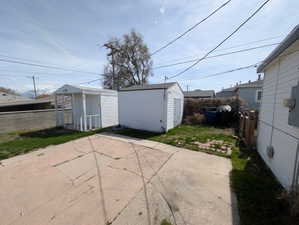 2 large outbuildings with power