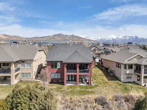 Exterior space featuring a mountain view and a residential view