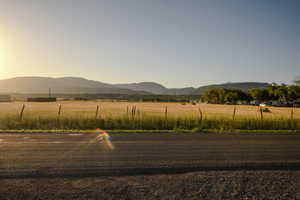 Mountain view featuring rural landscape