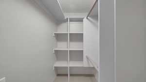 View of spacious closet