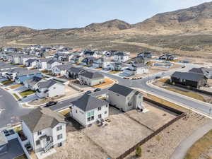 Aerial view with a mountain view and a residential view