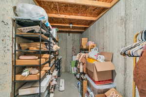 View of storage room