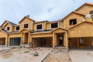 View of unfinished property