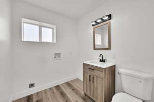 Laundry on main level/half bath off the garage