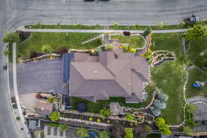 Aerial overview of property's location