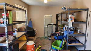 View of storage area