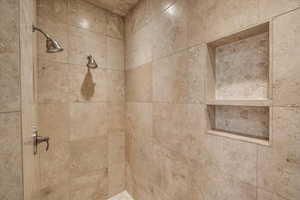 Details featuring tiled shower