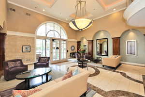 Lobby with visible vents