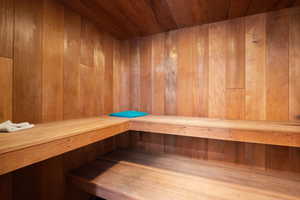 View of sauna