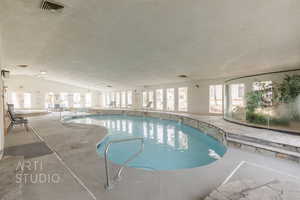 View of indoor community pool