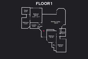 View of floor plan / room layout