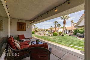 View of patio / terrace with a residential view