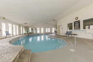 View of indoor pool