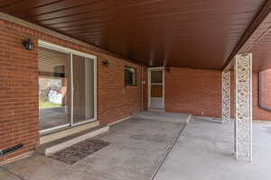 View of patio