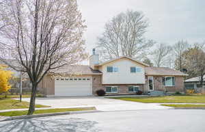 Darling home in a Cul-de-Sac with a 2 car garage, Fully fenced, brick siding and extra parking in driveway