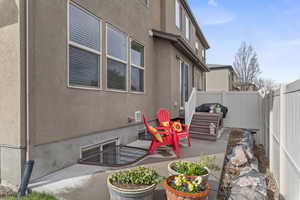 View of patio / terrace with a fenced backyard