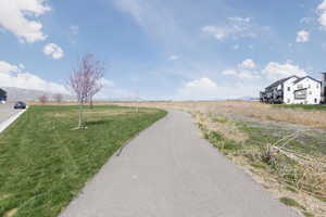 walking trail across street