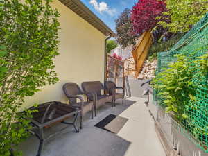View of patio