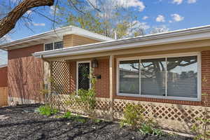 Front walkway up to the door
