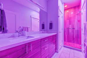 Same primary bathroom but cooler
